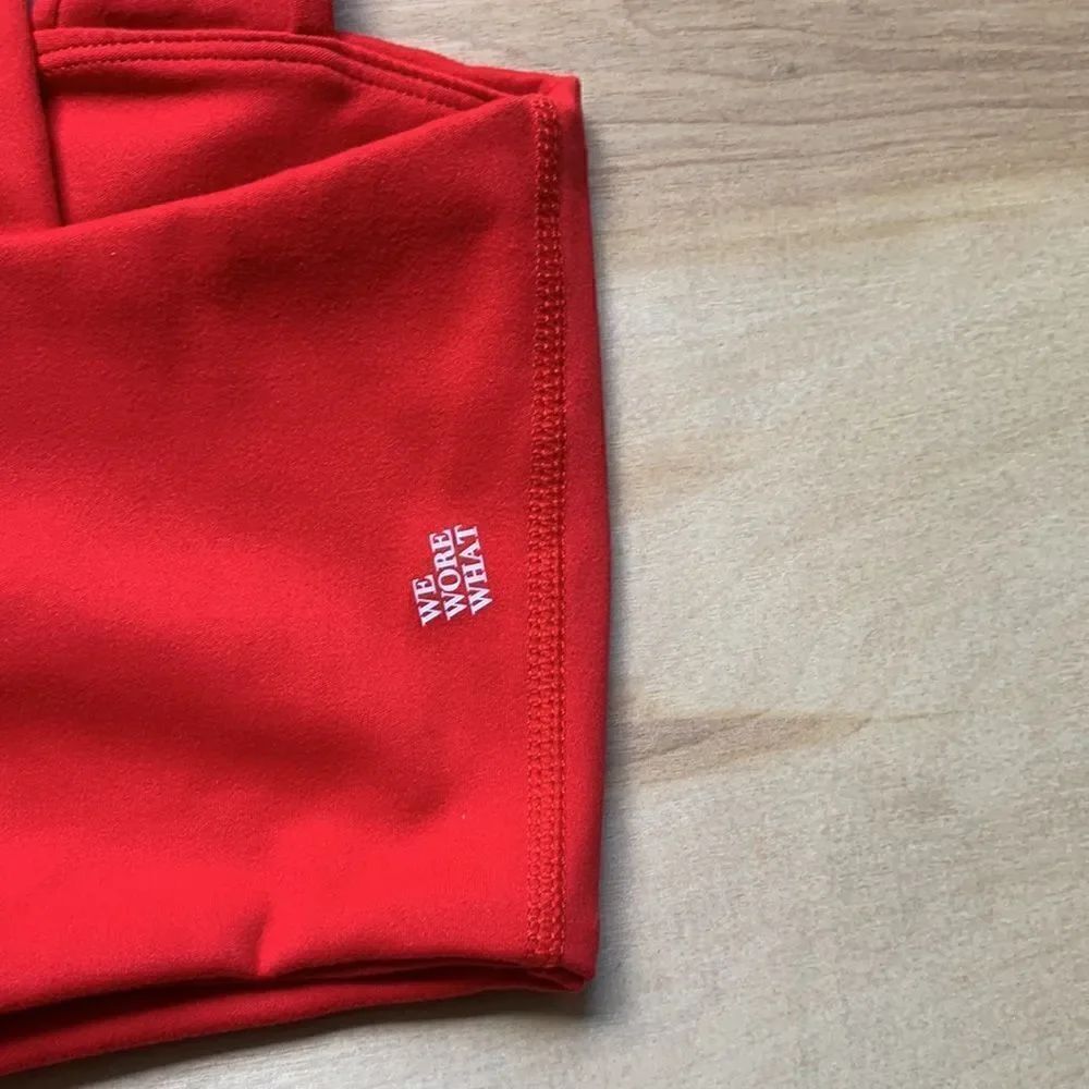 WeWoreWhat Red Bandeau Bra Top - Picture 5 of 6